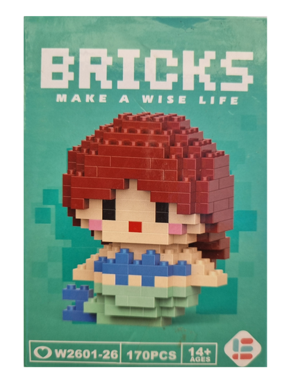 Ariel Little Mermaid - Nano Bricks Characters