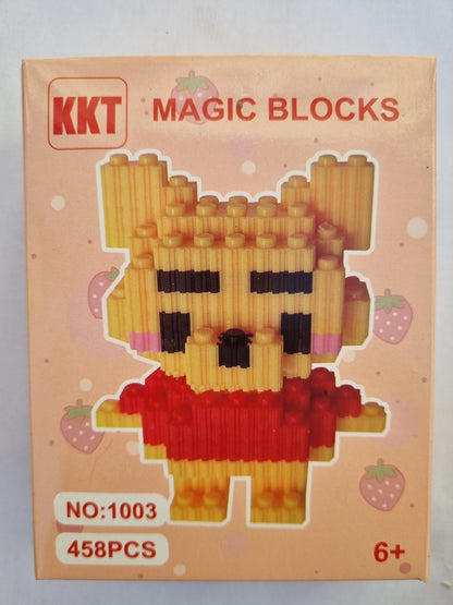 Pooh Bear - Interlock Blocks