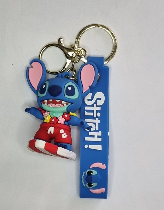 Stitch Surfing - Large Keychain