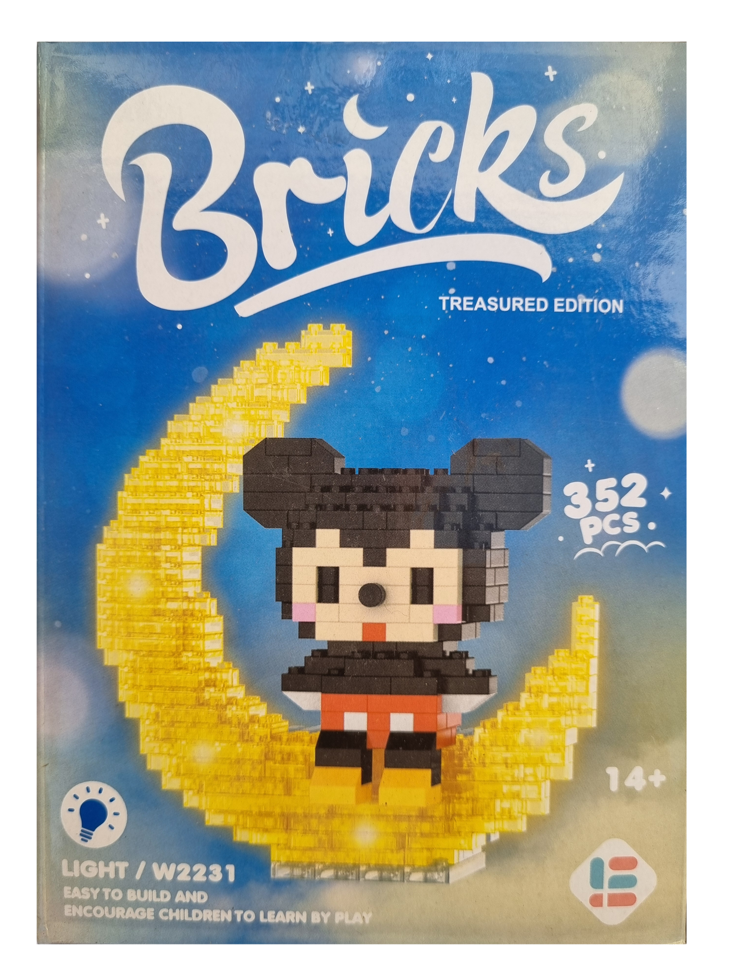 Mickey Mouse Moonlight - Nano Bricks Character